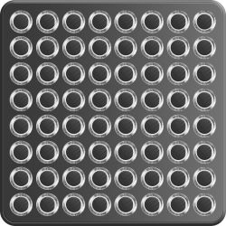 DJ-Tech Tools Midi Fighter 64 Schwarz