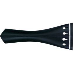 Gewa Violin Saitenhalter Modell Hill Ebenholz/Reifchen weiß 4/4