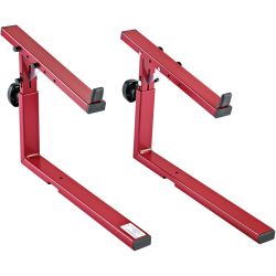 K&M 18813 MKII Aufsatz für Keyboardtisch Omega rubinrot B-Ware