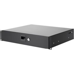 Adam Hall 87402 Rackschublade 2 HE Stahl