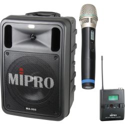 Mipro MA-505DB-TH80 2 Kanal Taschen-u. Handsender Set