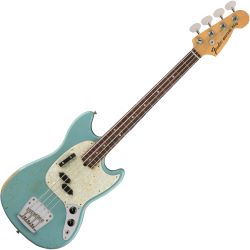 Fender Justin Meldal Johnsen Road Worn Mustang Bass FDB E-Bassgitarre