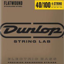 Dunlop Bass Flatwound Stainless Steel Medium Light 040-100