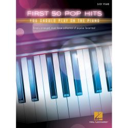 Hal Leonard - First 50 Pop Hits for easy Piano - für Klavier (Gesang/Gitarre)