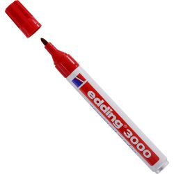 edding Permanentmarker 3000 rot 1,5 - 3 mm Rundspitze