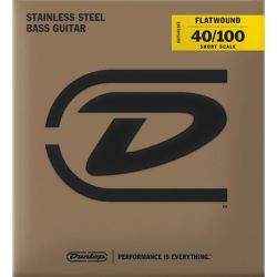 Dunlop Bass Flatwound Stainless Steel Medium Light 040-100 Short Scale
