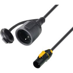 Adam Hall 8101 KF 0150 T CON PowerCON-Buchse / CEE7/7-Buchse 1,5m