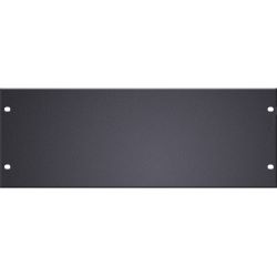 Adam Hall 87224 U-Rackblende 4 HE Aluminium schwarz