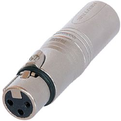 NEUTRIK Adapter XLR male/XLR female NA 3 FM