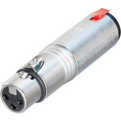 NEUTRIK Adapter XLR fem./6,35mm stereo Klinkenbuchse NA 3 FJ