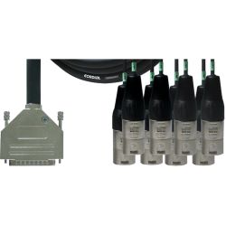 Cordial D-Sub-Tascam / 8 x XLR male CFD 1,5 DMT