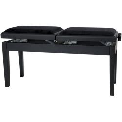 Gewa Pianobank Deluxe Double schwarz-matt