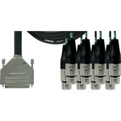 Cordial D-Sub-Tascam / 8 x XLR male CFD 5 DMT