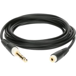 Klotz AS-EX60600 Kopfhörerverlängerung 6,3mm Klinke/3,5 mm Klinkebuchse 6m