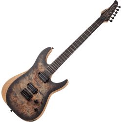 Schecter Reaper 6 Charcoal Burst E-Gitarre