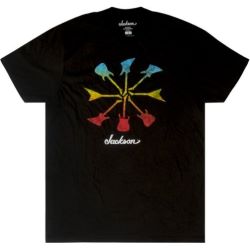 Jackson Guitar Shapes T-Shirt XL