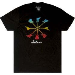 Jackson Guitar Shapes T-Shirt 2XL