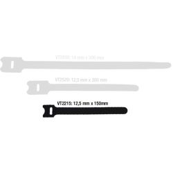 Adam Hall Kabelbinder Klettband 150 x 22 mm schwarz (10er Pack)