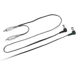 Cioks 1022 Stack Flex 1 2,1x5,5 mm Hohlstecker gewinkelt / 2x Cinch M 0,5m