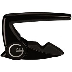 G7TH Kapodaster Performance 2 Black f. Stahlsaitenakustikgitarre