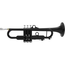 pTrumpet Hytech Bb-Trompete schwarz mit Gigbag