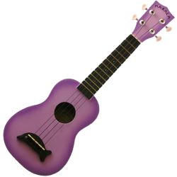 Kala Makala Dolphin Purple Burst Sopran-Ukulele inkl. Gigbag