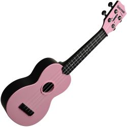 Kala Waterman KA-SWB-PK Soft Pink Matte Sopran-Ukulele inkl. Gigbag