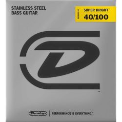 Dunlop Bass Super Bright Steel Saitensatz E-Bass 040-100