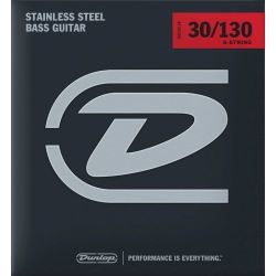 Dunlop Bass Stainless Steel Saitensatz 6-String E-Bass 030-130