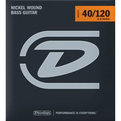 Dunlop Bass Stainless Steel Saitensatz 5-String E-Bass 040-120