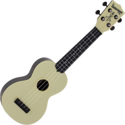 Kala Waterman KA-SWB-YE Pale Yellow Matte Sopran-Ukulele inkl. Gigbag