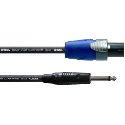 Cordial Speakon - 2-pol / Klinke 6,3mm mono - CPL 10 LP 25 -10 m 