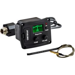 Ortega MAGUSUKE Ukulelen Preamp Set mit eingebautem Tuner