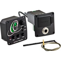 Ortega MAGUSPRO/G Preamp +  eingebaute Tuner Nylonsaiten + Akustikgitarre