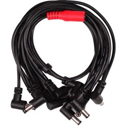 Mooer Power Daisy Chain Cable 10 Stecker gewinkelt