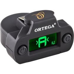 Ortega OCST-1BK chrom. Schalllochtuner gummierte Oberfläche