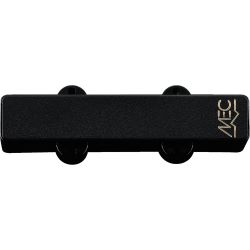 MEC Active J-Bass Pickup, 4-String, Bridge 5-String Neck & Bridge Black