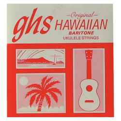 GHS Ukulele Nylon Tie-Ends - H-100 Saitensatz Ukulele Baritone Black Nylon