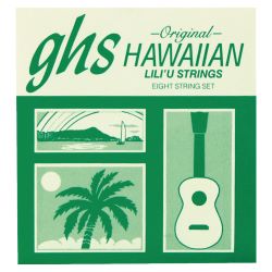GHS Lili'u Hawaiian - H-L8 - Ukulele String Set, 8-String
