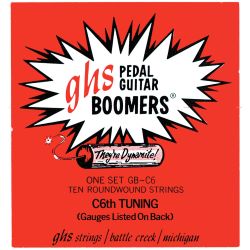 GHS Pedal Steel Boomers Guitar String Set 10-Strings C6 Tuning .015-.070