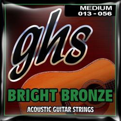 GHS Bright Bronze Acoustic Guitar Saitensatz 80/20 Medium 013-056