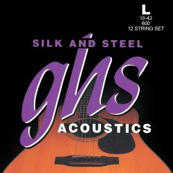 GHS Silk and Steel Acoustic Guitar Saitensatz 12-Saiter Light