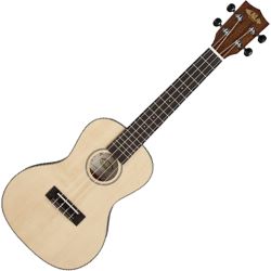 KALA KA-SSTU-CE - Solid Spruce Travel Concert Ukulele, with EQ & Bag