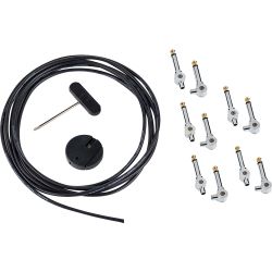 RockBoard PatchWorks Solderless Patch Cable Set - 3 m Kabel + 10 Stecker