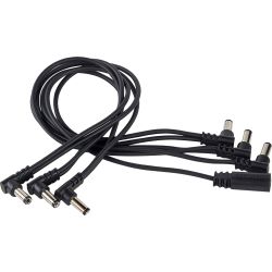 RockBoard Flat Daisy Chain Cable - 6 Outputs, Angled