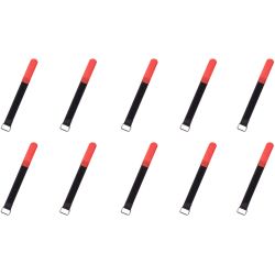 RockBoard Cable Ties - 10 Pack - 20 mm x 200 mm (Red)