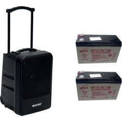 OMNITRONIC MOM-10BT4 Modulares Drahtlos-PA-System + 2x Akku