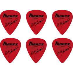 Ibanez 1,2mm Polyacetal Picks - Kiko Loureiro Signature Rot
