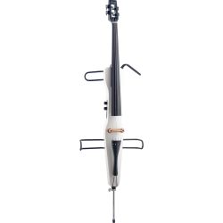 STAGG ECL 4/4 WH Cello Weiss mit Tasche