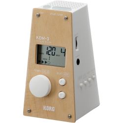 Korg KDM-3 Metronom weiss & Holzeffekt